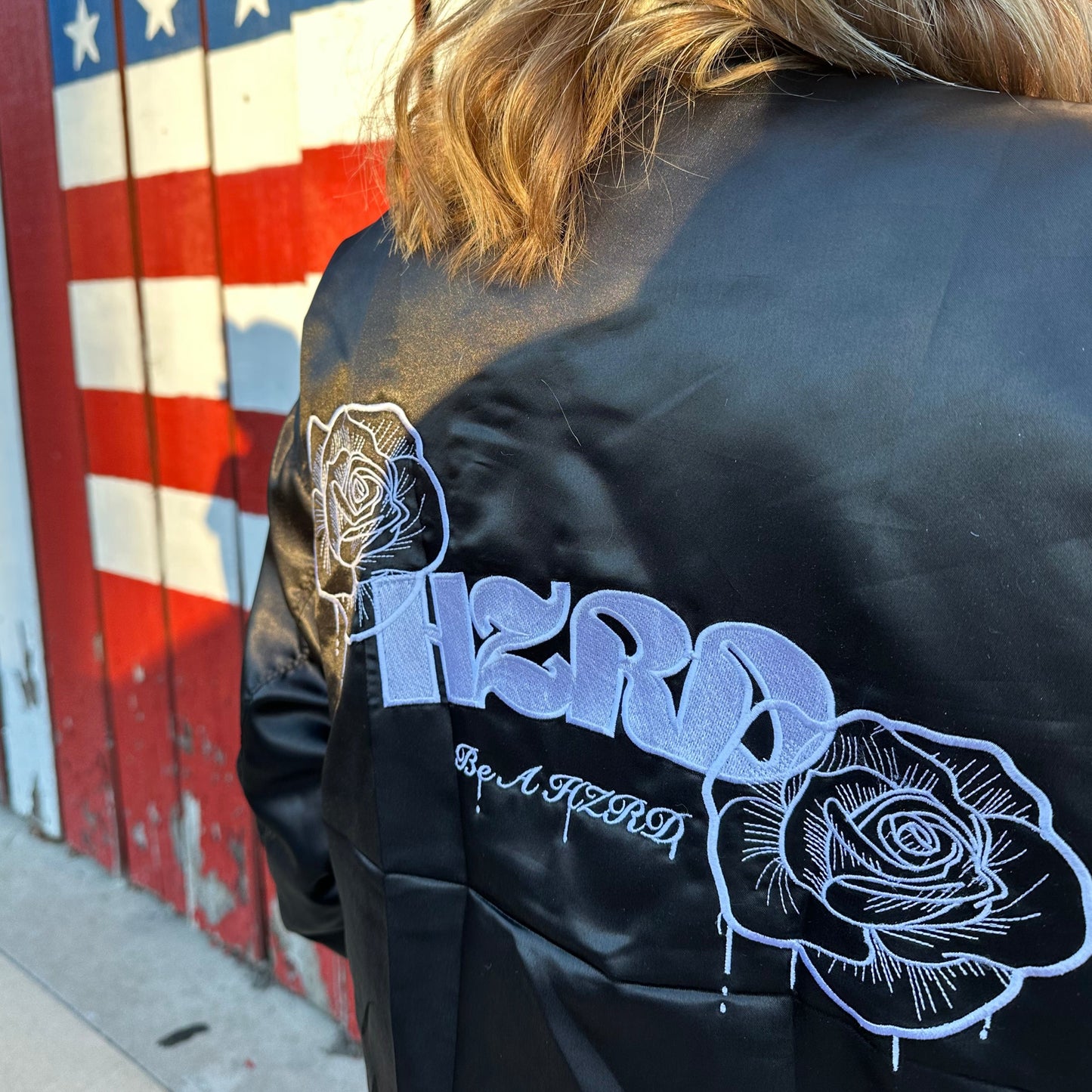 HZRD Black Varsity Jacket