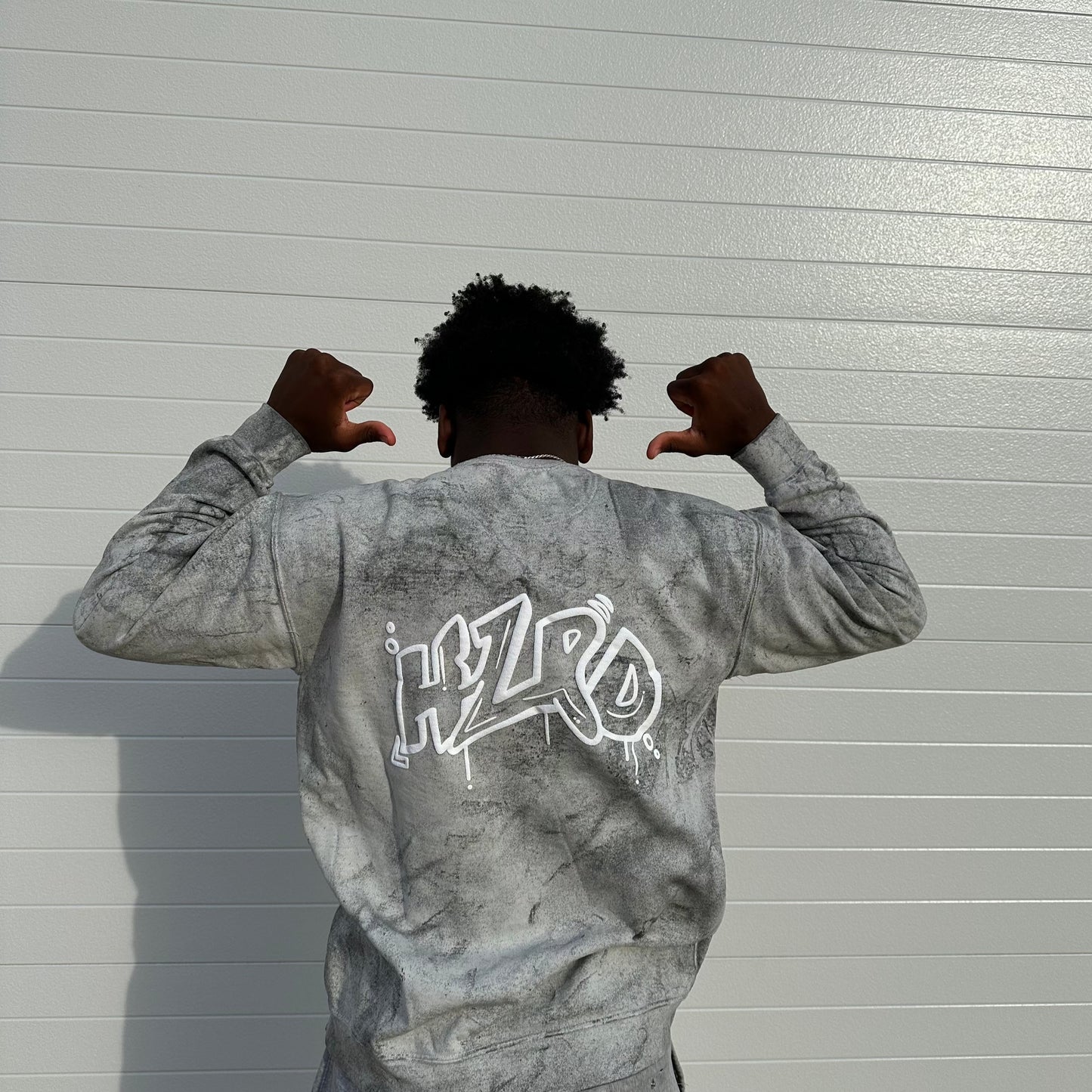 HZRD Crew Puff Cloud Grey