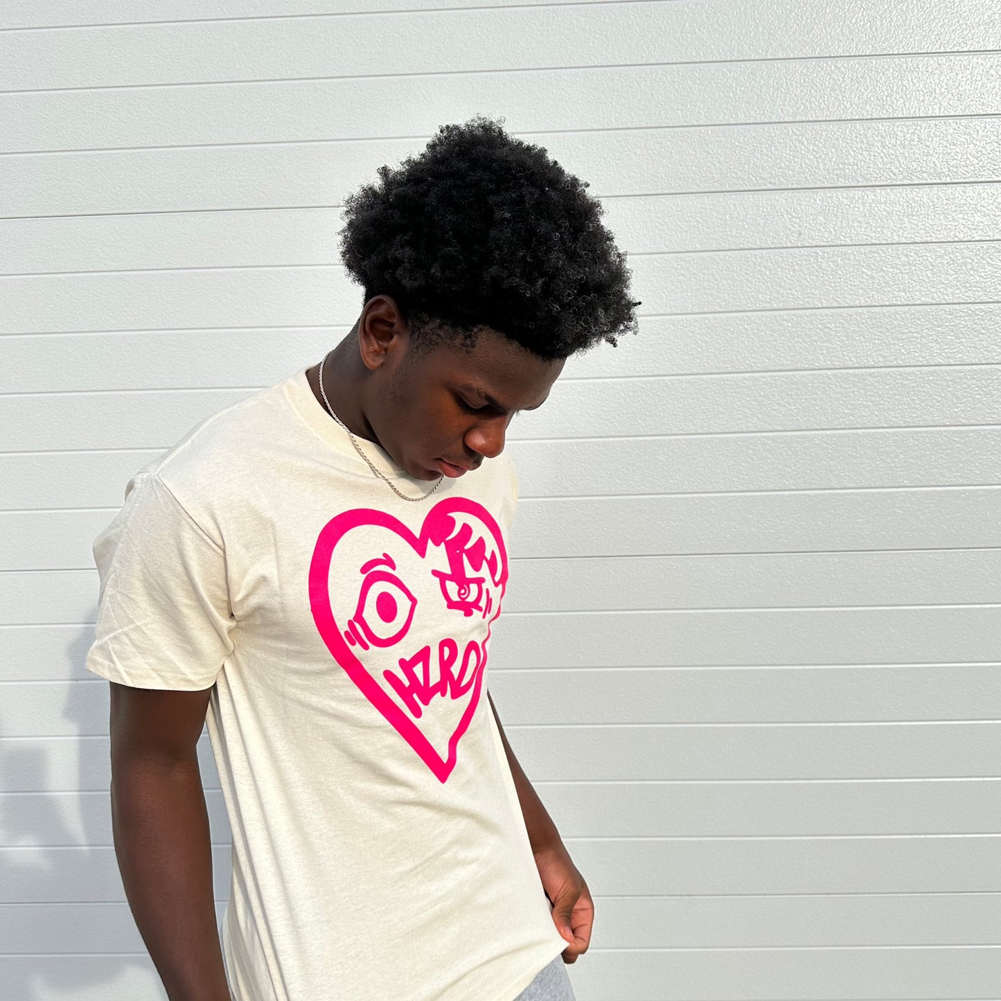 HZRD Heart T-Shirt Pink